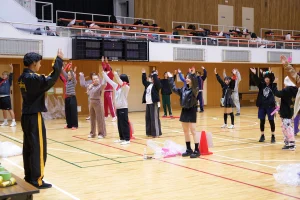 運動会の準備体操